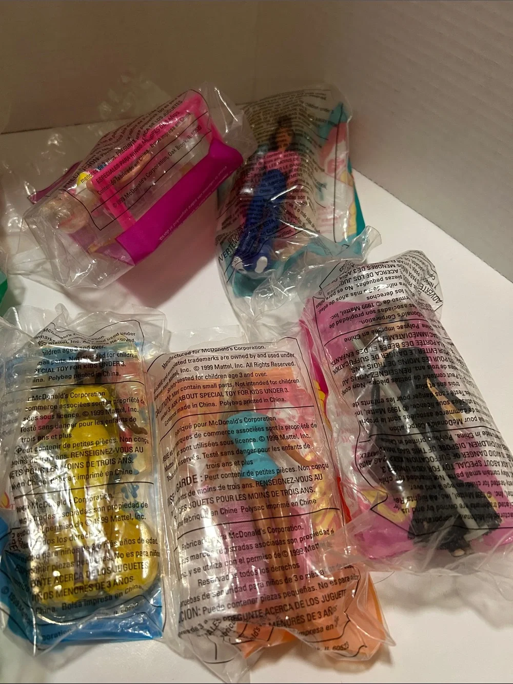Lot of 13 new in package vintage Barbie McDonald’s Happy Meal Toys - Picture 7 of 7